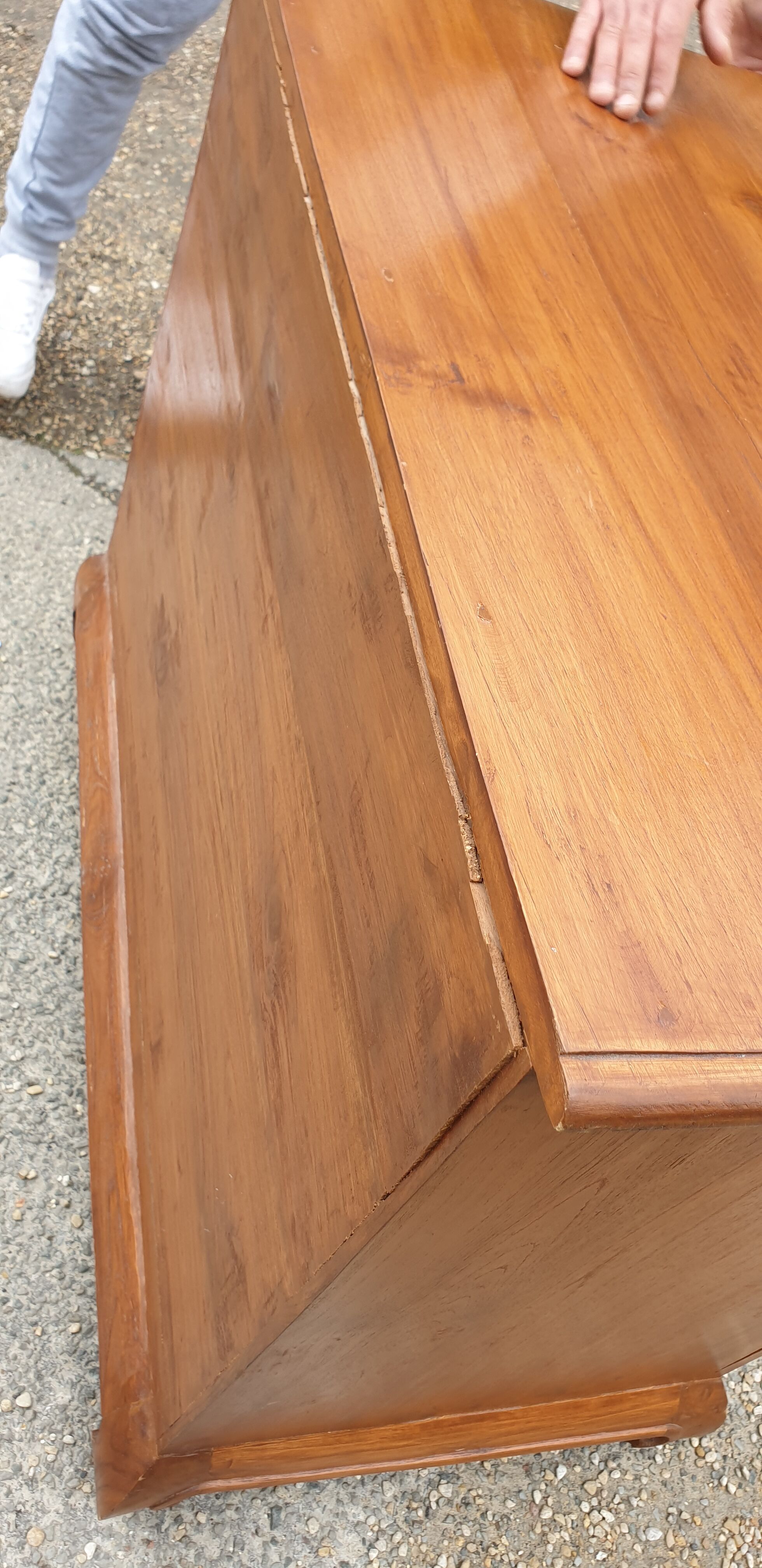 Chest of drawers 5 drawers solid oak