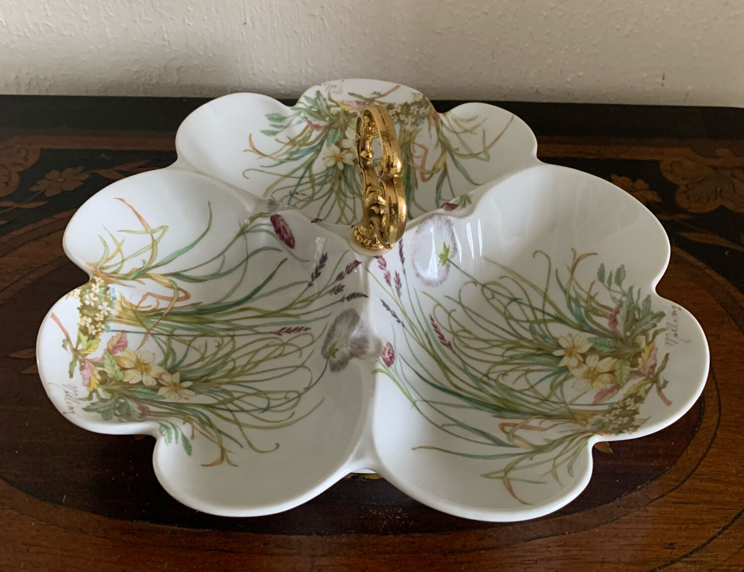 Pillivuyt porcelain hors d'oeuvre dish