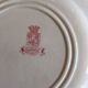 Plate faience of Gien to rose Pomponette design