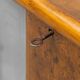 Vintage walnut burl sideboard with decorative inserts, 1940s