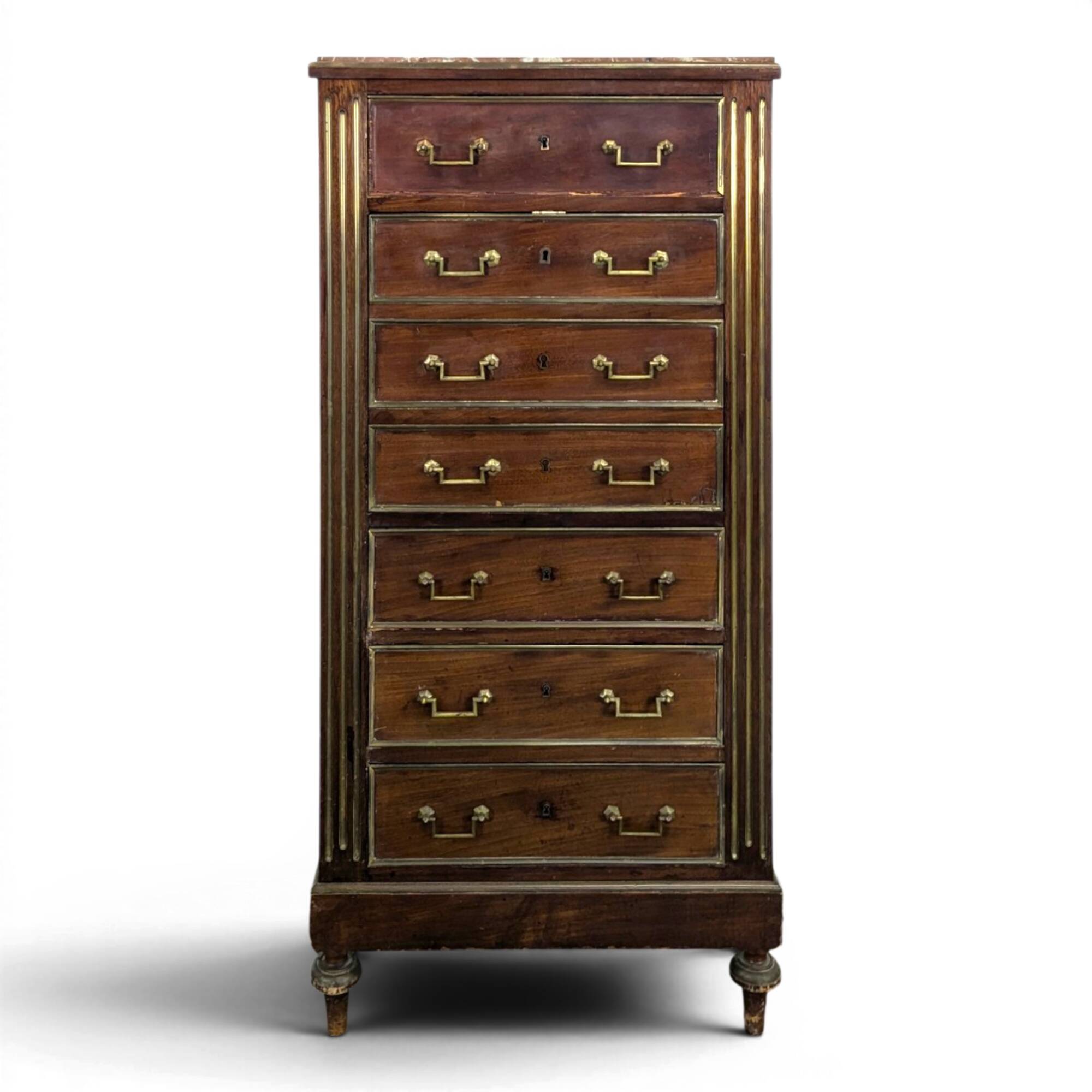 Louis XVI style trompe l'oeil weekly secretary