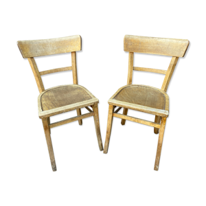 Paire de chaises bistrot Baumann