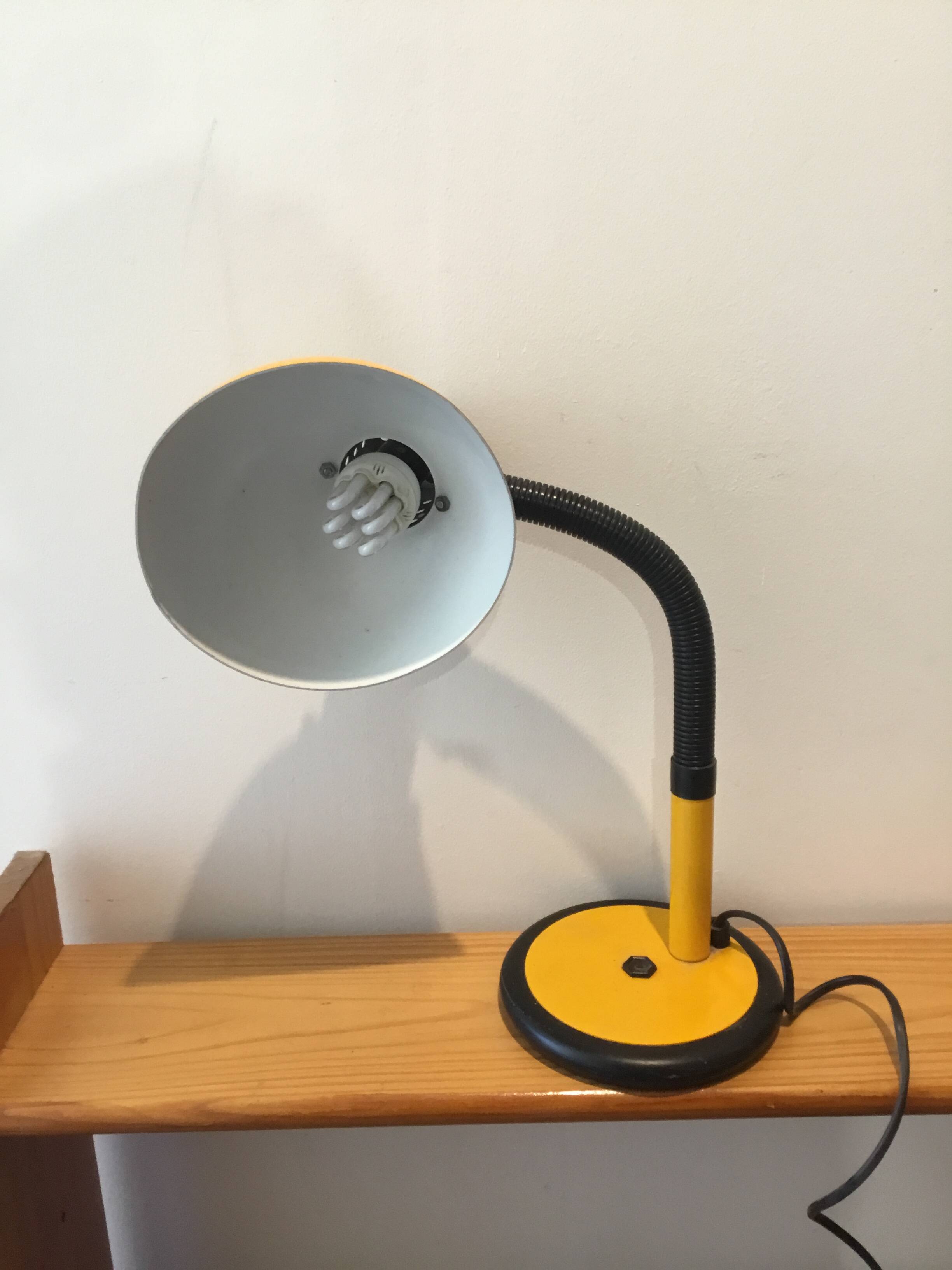 Industrial yellow lamp
