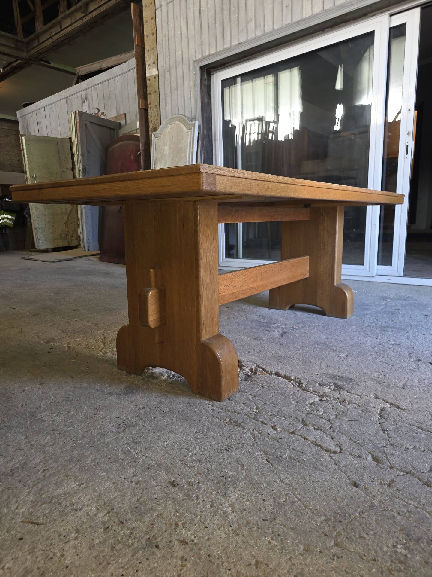 Oak farmhouse table