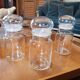 3 glass jars Belgium