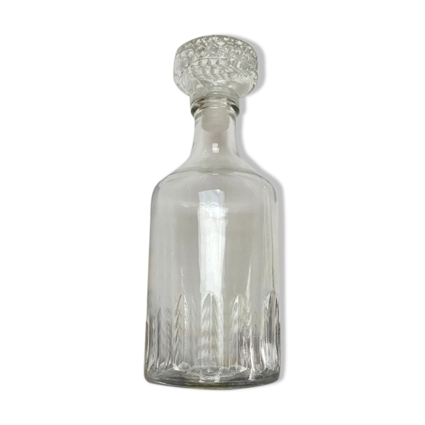 Vintage whisky decanter cut glass