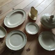 Service de table ancien gien – modèle niderviller – ensemble exceptionnel