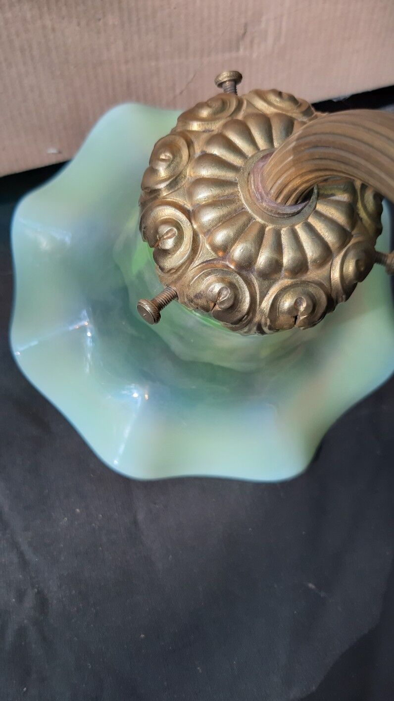 Art deco bronze wall lamp