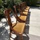 Chaises de style Empire dites Gondole