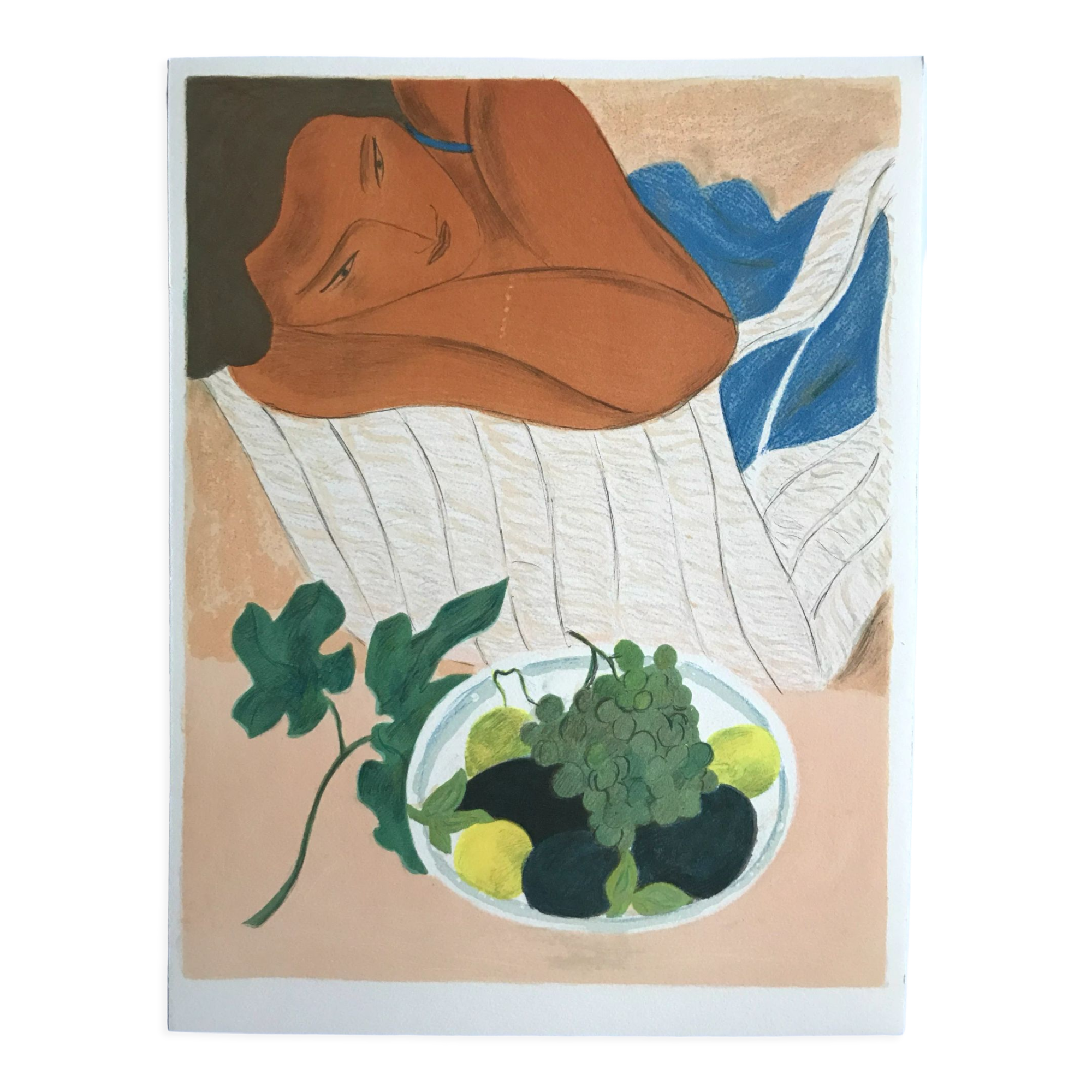 【希少】PIERRE BONCOMPAIN 全版画集 1965 - 1997 Original lithograph by Pierre Boncompain, Terrestrial Foods IV