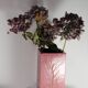 Vase Vallauris ceramic Leduc herbarium vintage pink 1960