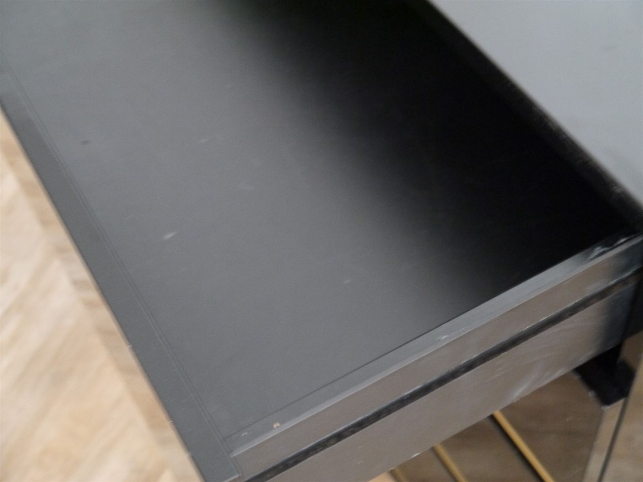 Wooden wooden dresser Laqué de Roche bobois 1970