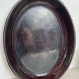 Vallauris iridescent ceramic gratin dish