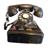 old phone in black Bakelite 1940s