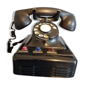 old phone in black Bakelite 1940s