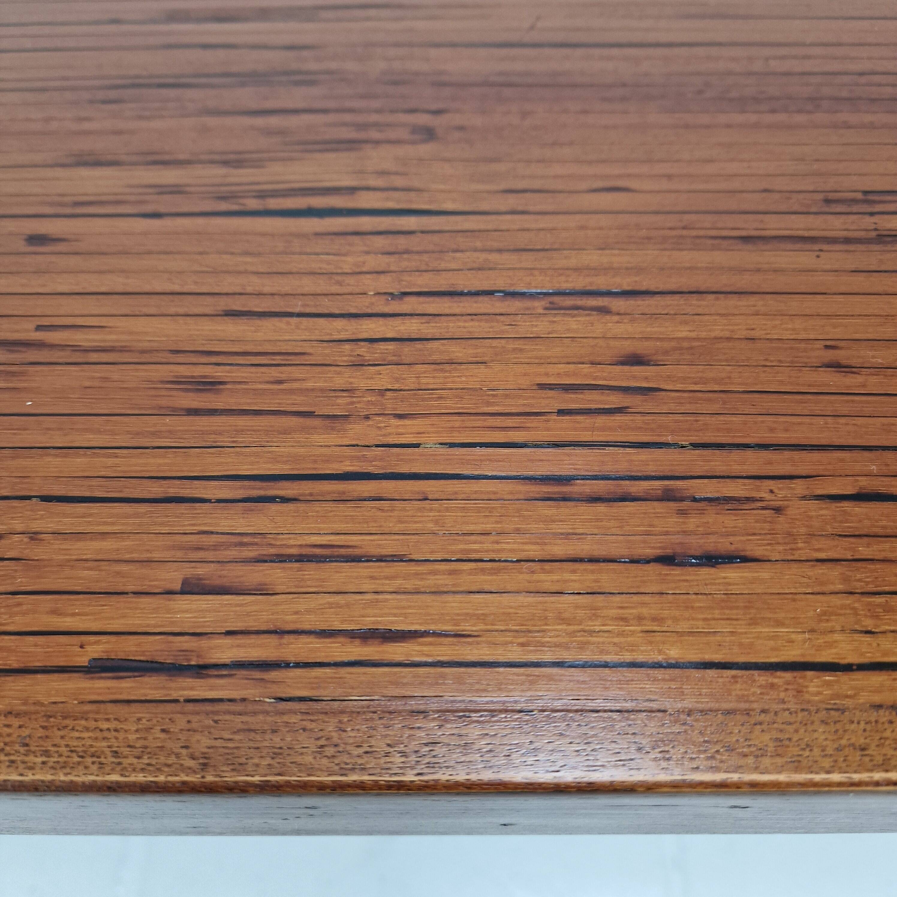 Large Bamboo "Wabi Sabi" Coffee Table by Axel Vervoordt, Belgium, 1980's