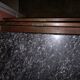 Wooden chest of drawers with marble top