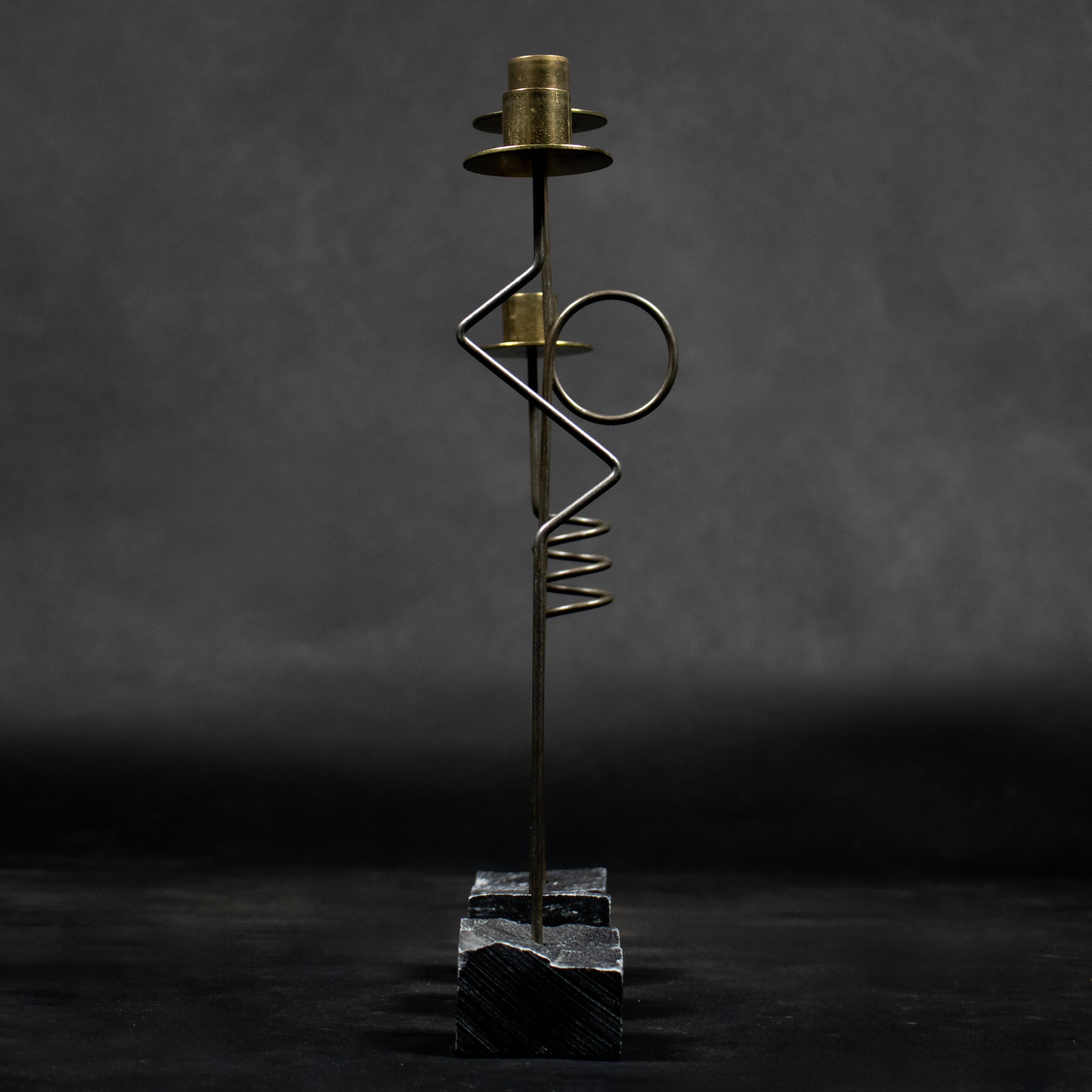 Postmodern Ikea candlesticks, "Kräsen" model, 1980s