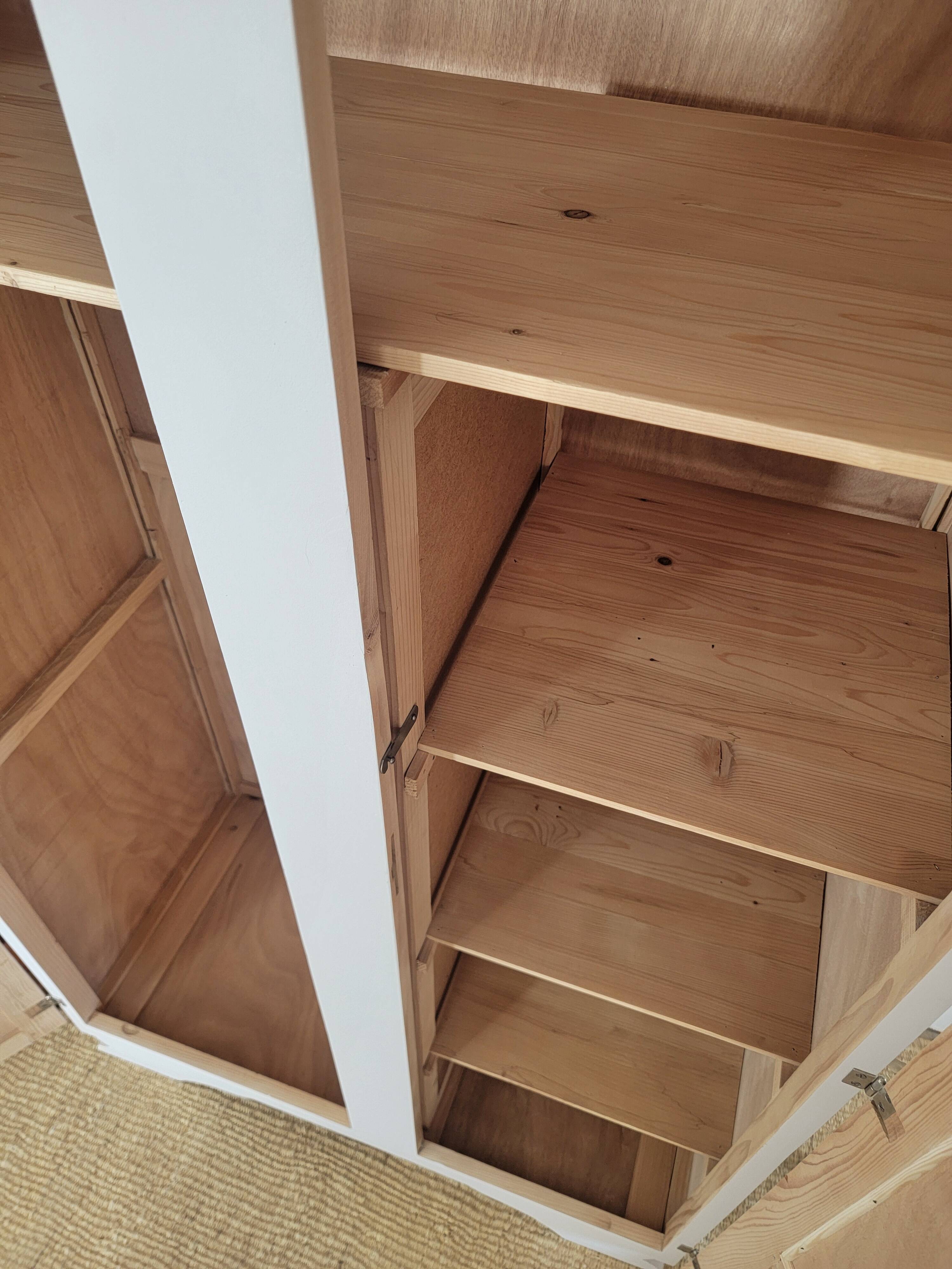 Renovated vintage wardrobe