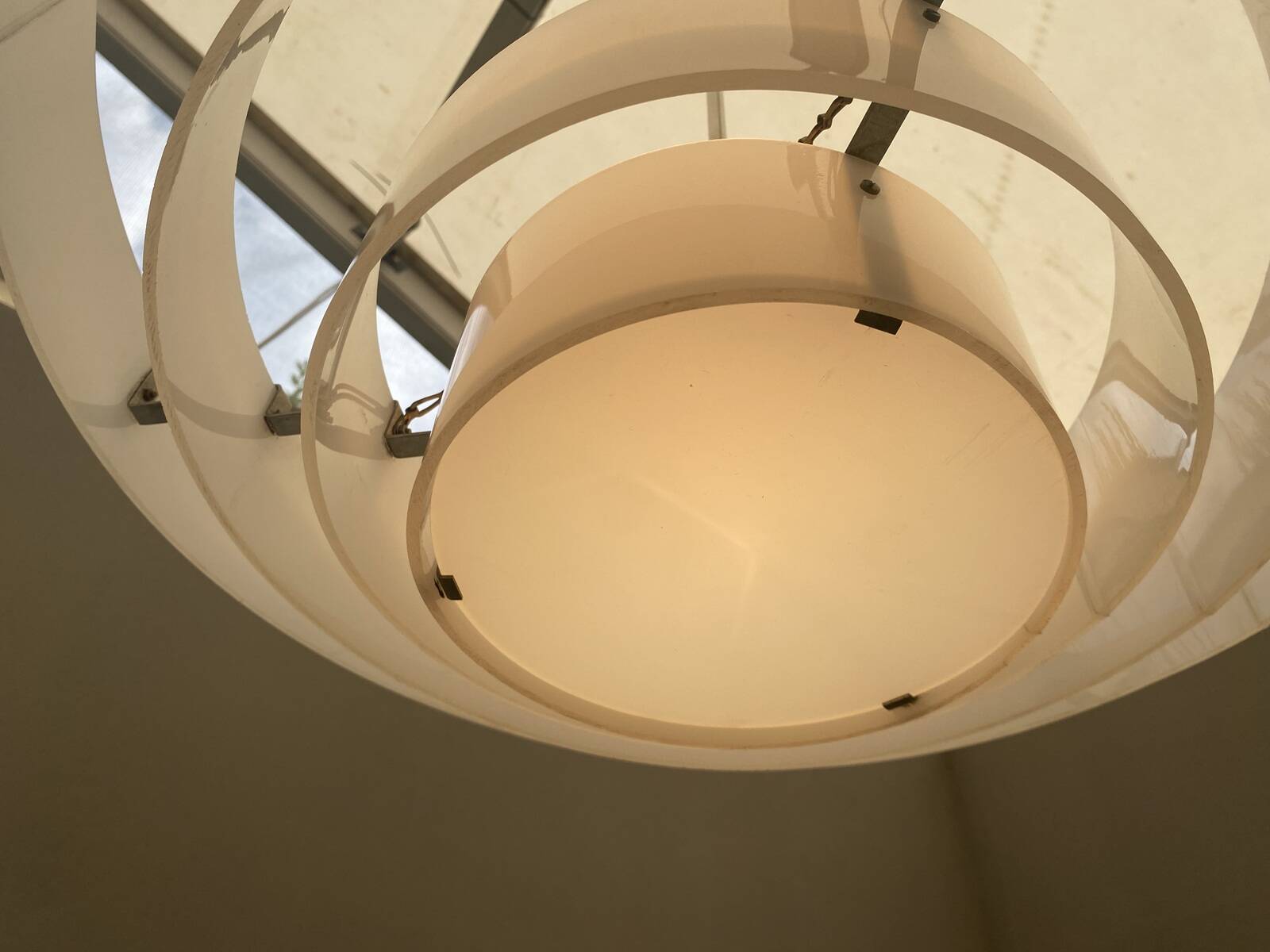 Vintage wasp nest shaped pendant, Czechoslovakia 1970´s