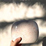 The speckled oval vase