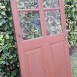 Porte vitrée H186,5xL98,5 de communication moulurée