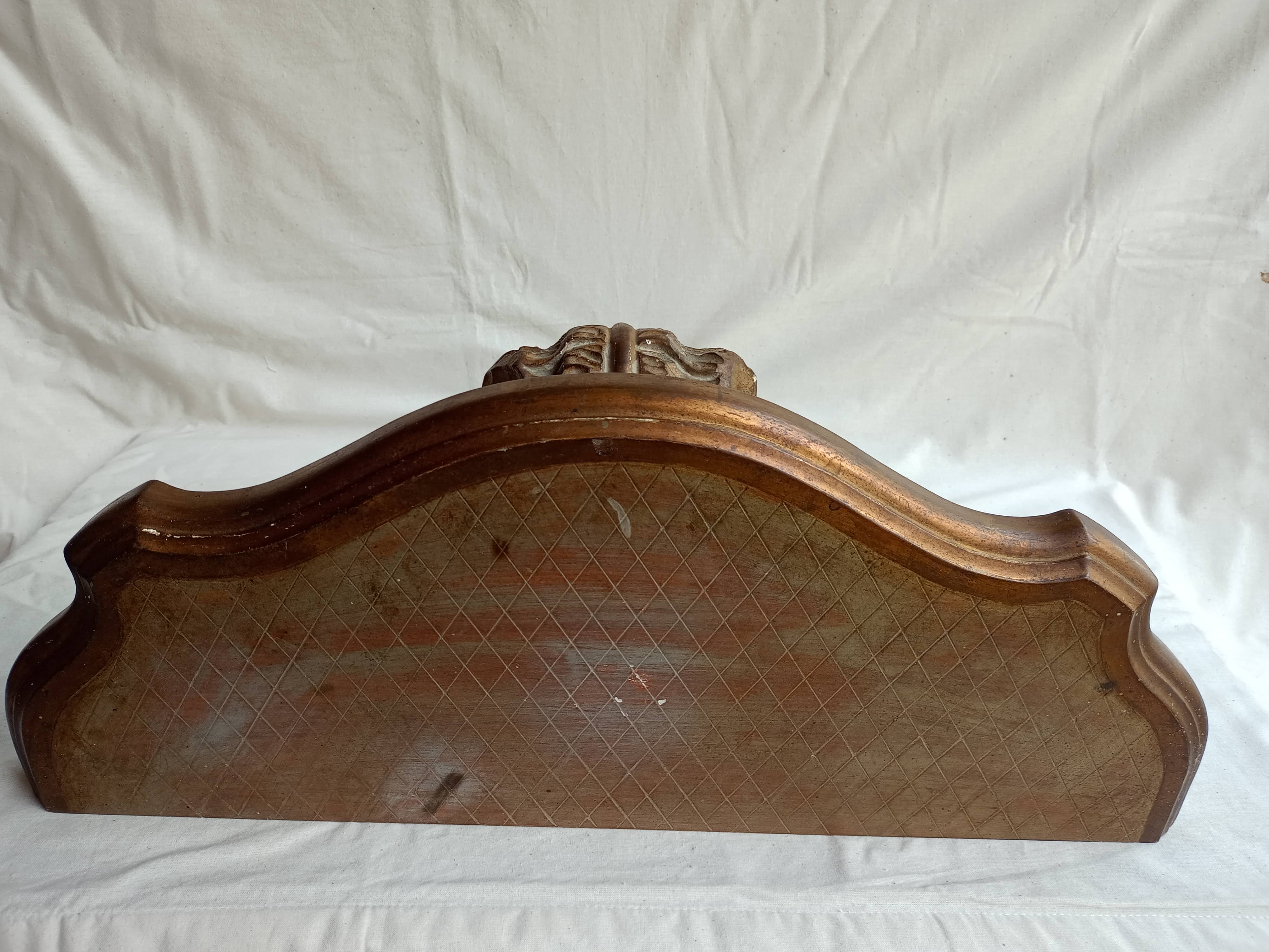 Carved gilded wooden console