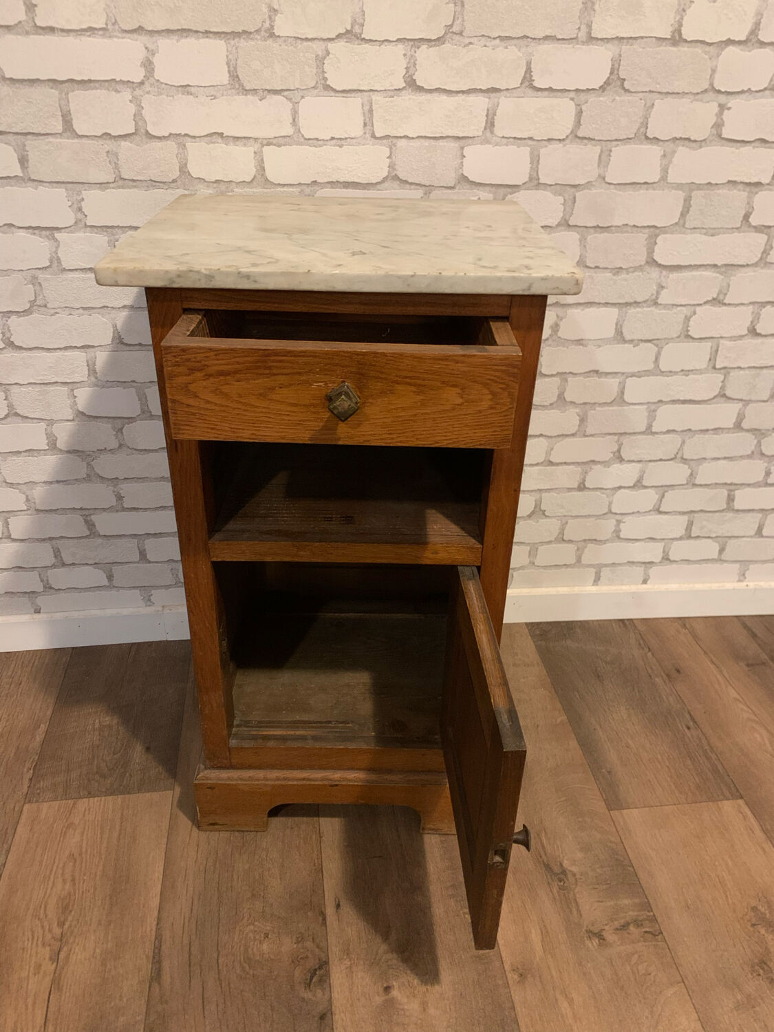 Antique bedside table 1950