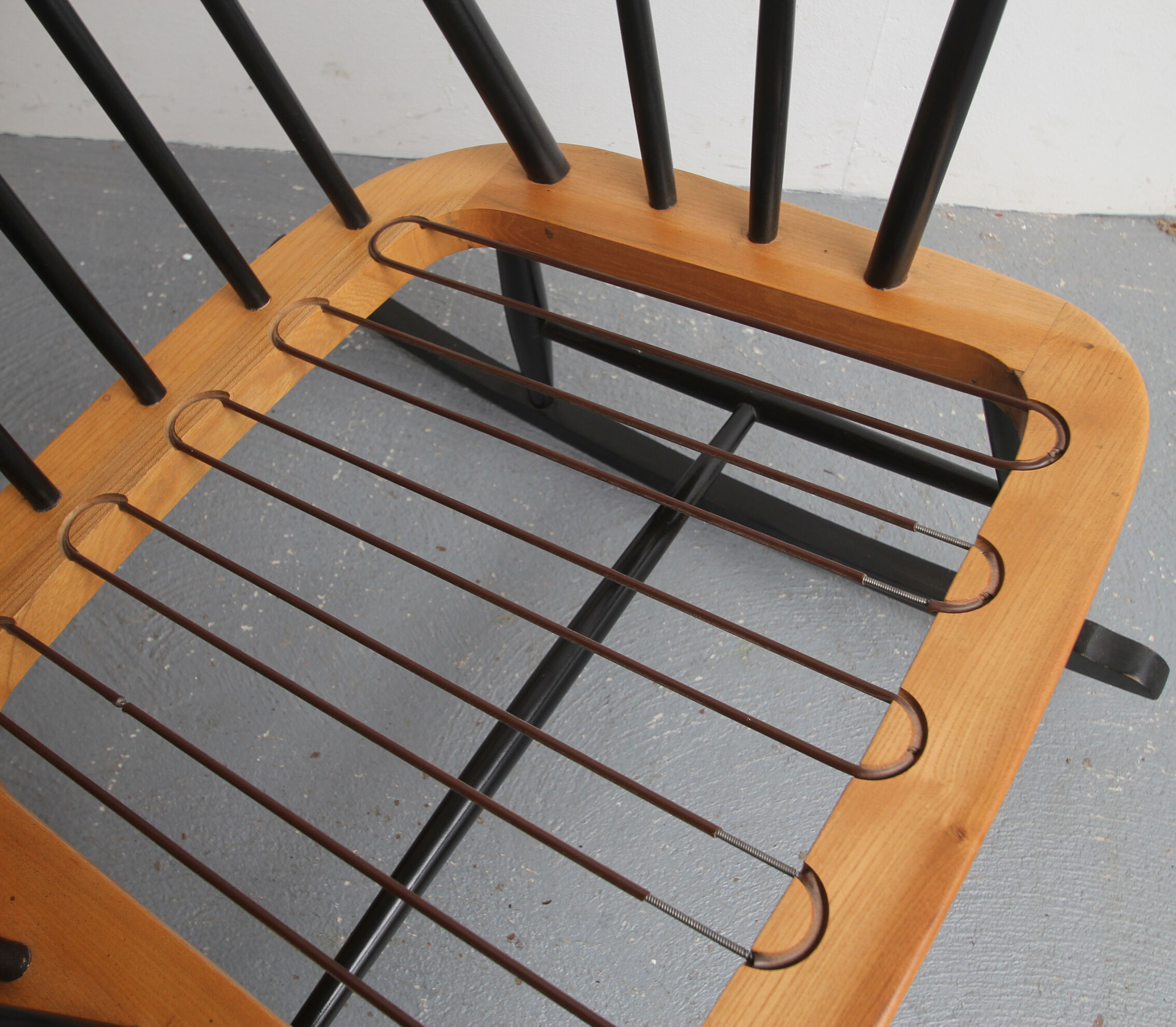 1950s rocking chair in scandinavian style