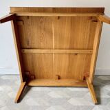 Large Square Solid Oak Coffee Table