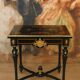 "Boulle" courtesy table from the Napoleonic III era in marquetry.