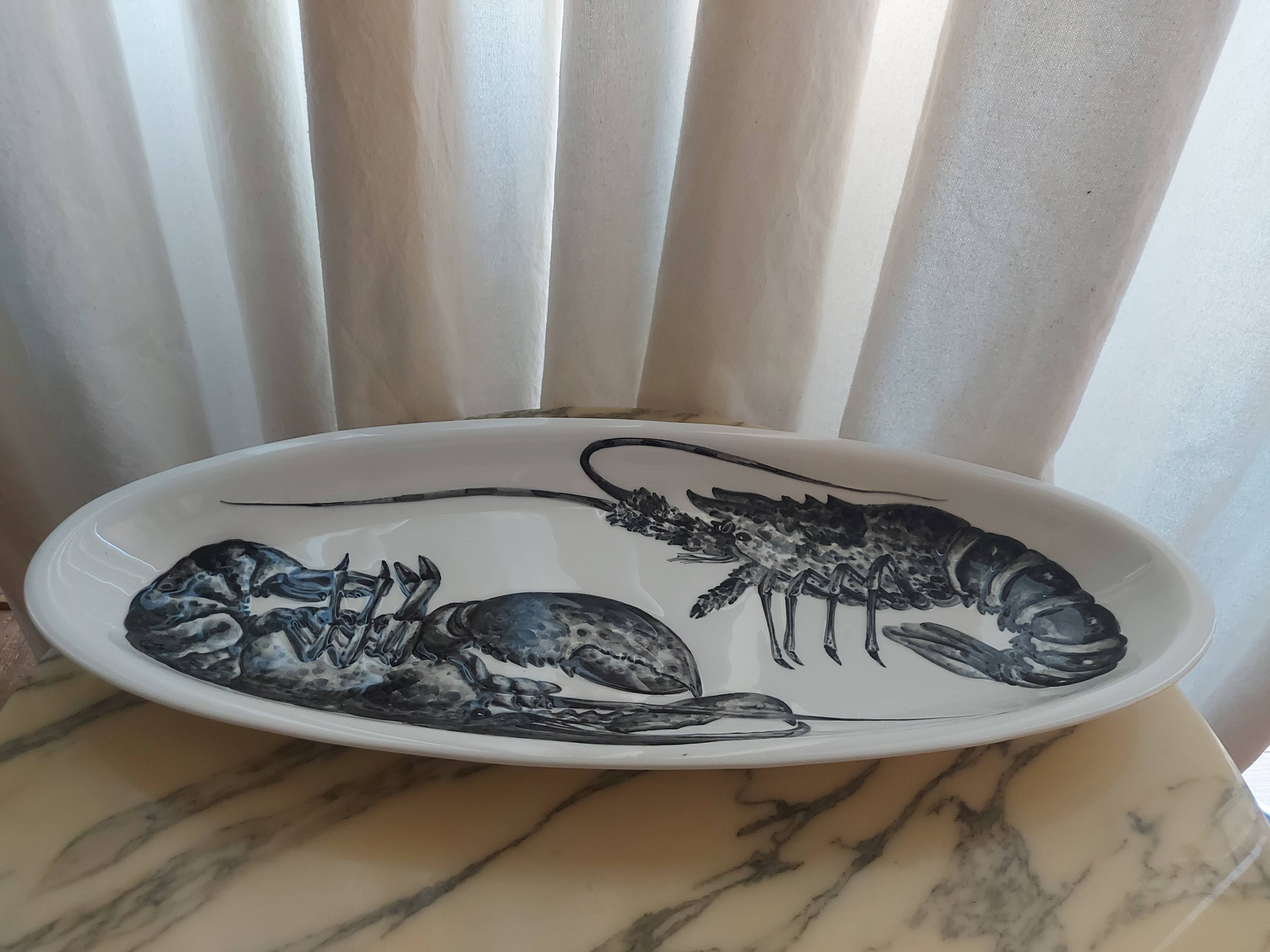 Ceramic dish Proceram lobster