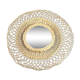 Vintage mirror in rattan  43cm