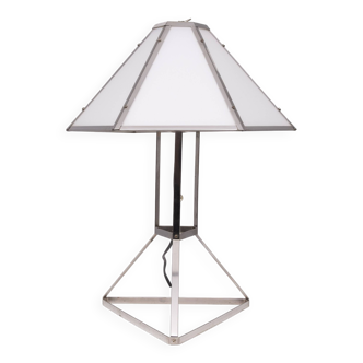 Lampe de table architecturale post-moderne années 1970