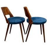 Paire de Chaises Cocktail rénové et re-tapissé
