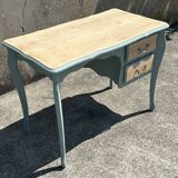 Vintage 1960s desk with curved legs