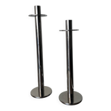 Chrome candle holders X2 Vintage