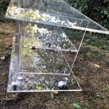 Vintage plexiglass coffee table