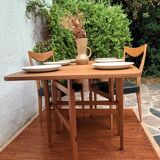 Scandinavian folding teak table
