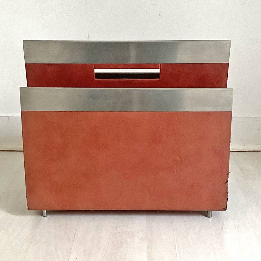 Vintage 70's magazine rack