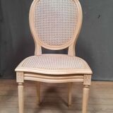 Set of 6 Louis XVI style caned chairs