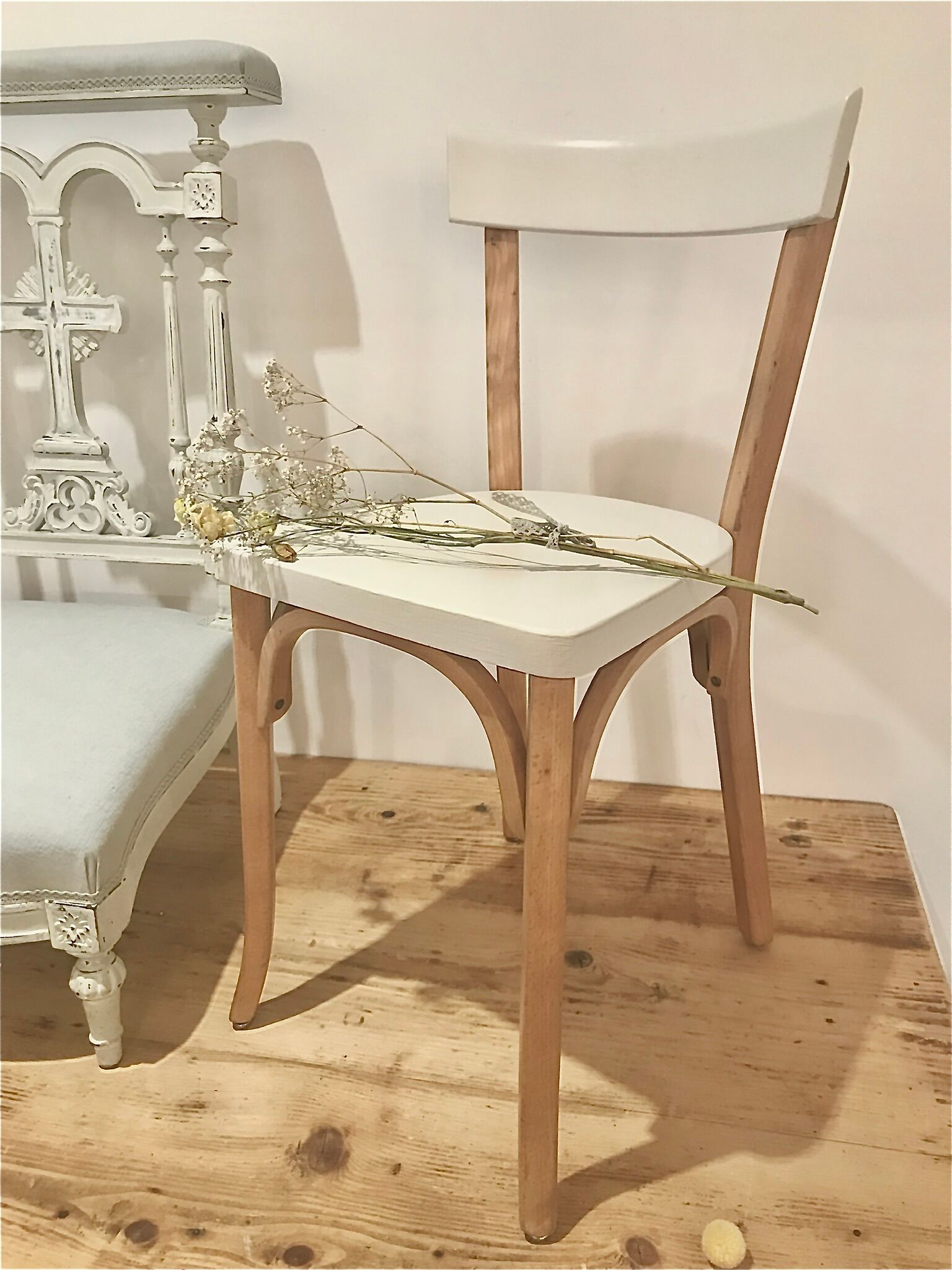 Bistrot Baumann nude chair