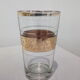 Set de 6 verres à thé apéritif or & granité