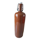 Varnished stoneware bottle