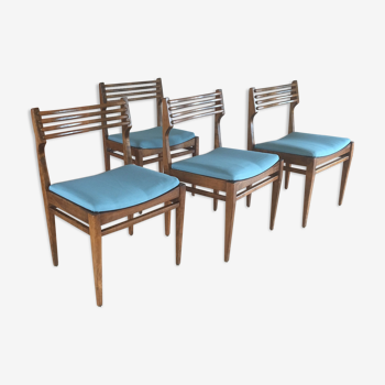 Scandinavian blue  chairs