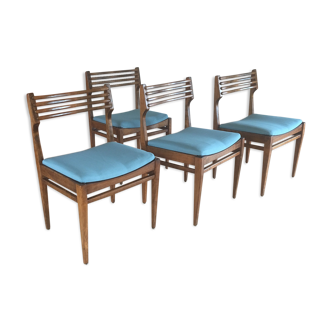 Scandinavian blue  chairs