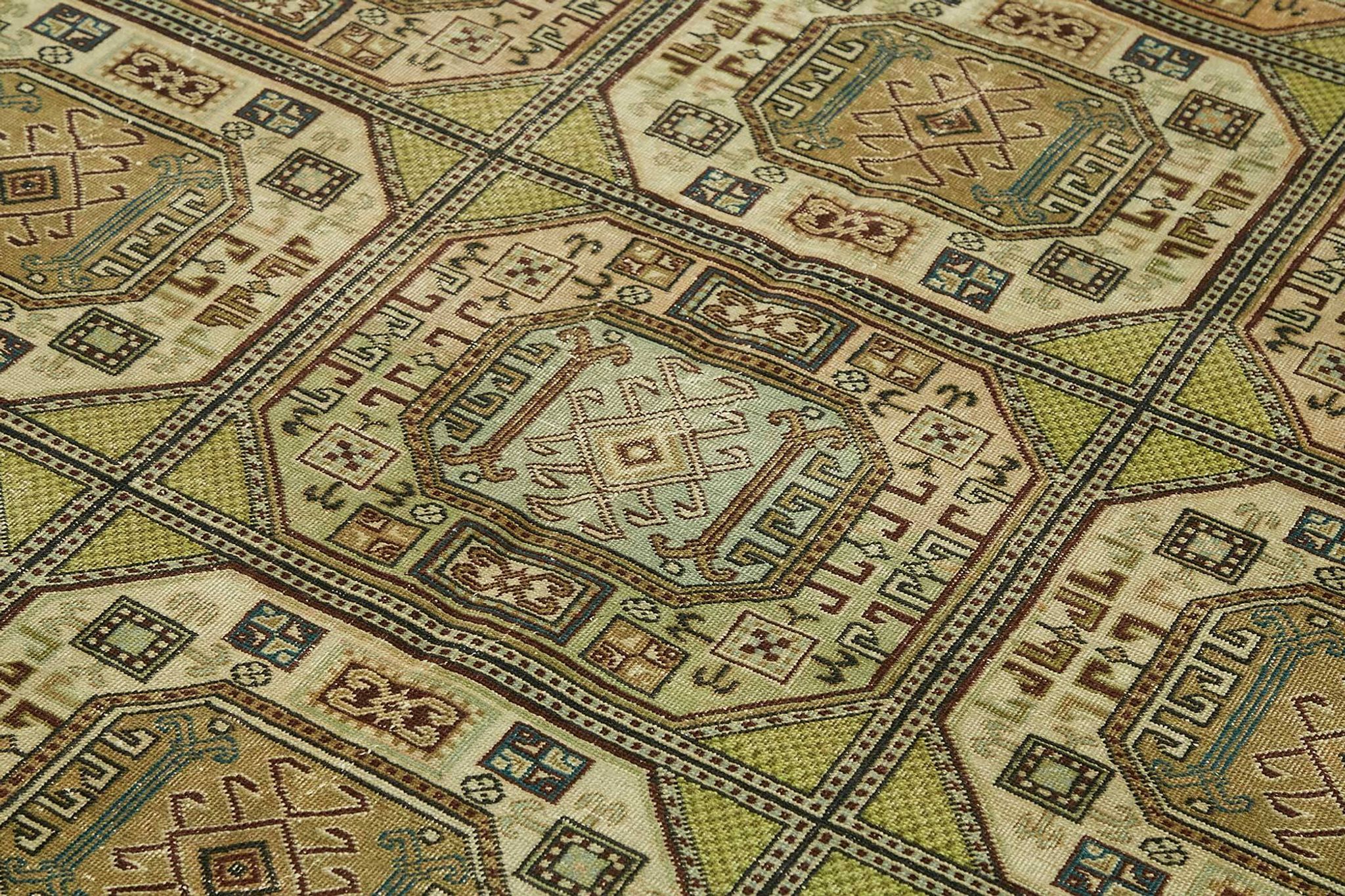 Tapis vintage en laine turque Kayseri 200 cm x 292 cm