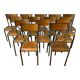 Lot 14 chaises d’école