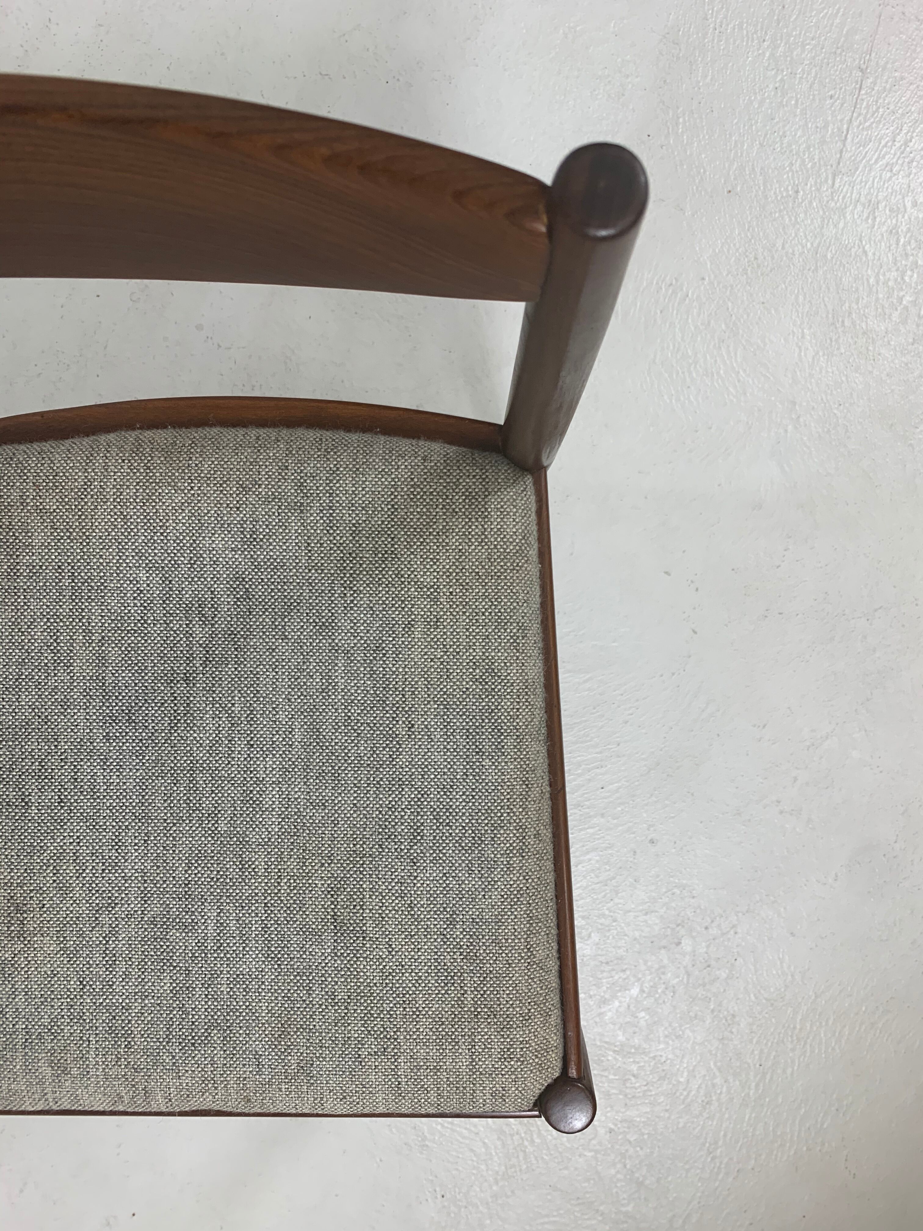 Danish midcentury chair in afromosia 1950s