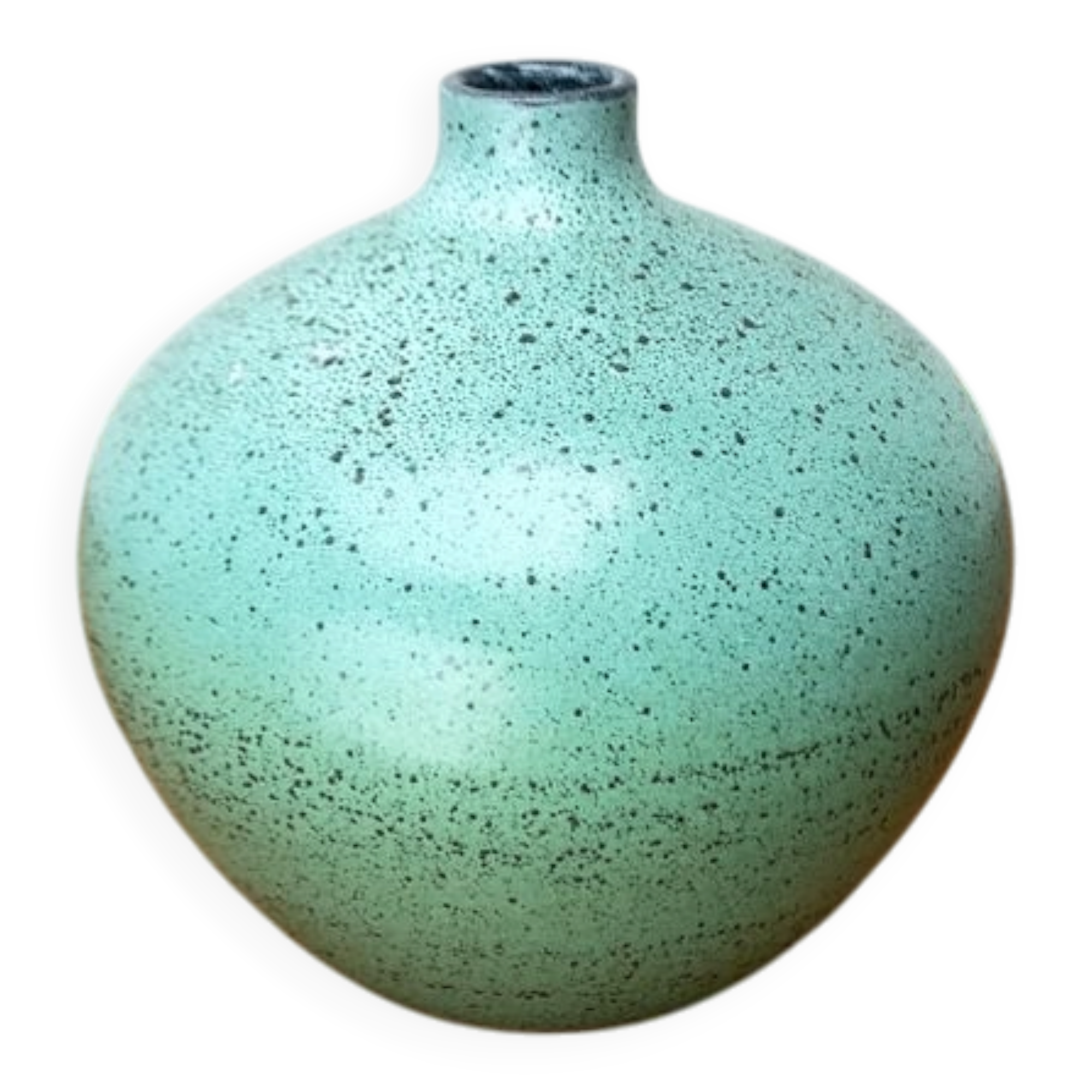 Mid-century German minimalist studio pottery vase by Siegfried Gramann for Töpferhof Römhild, 1960s.